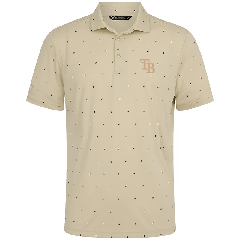 Polo Vision crème pour homme des Rays de Tampa Bay Levelwear
