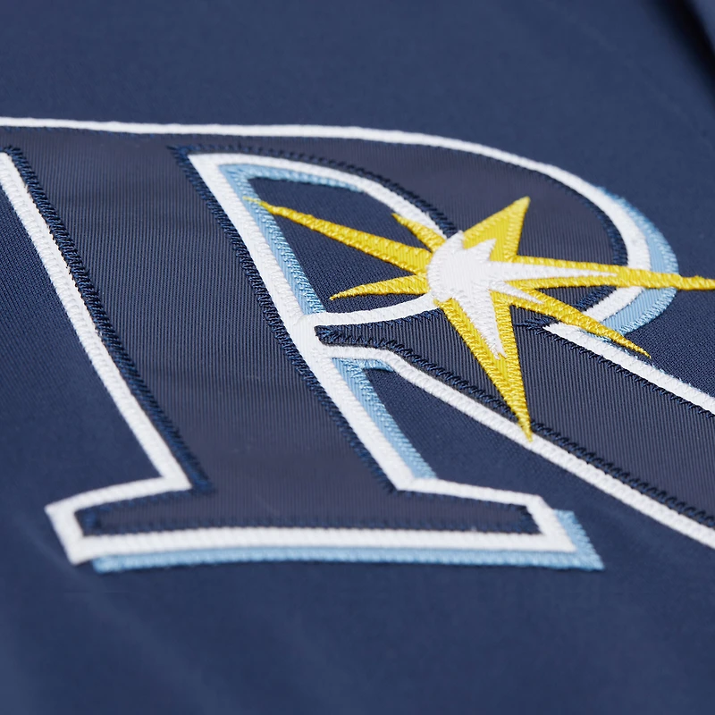Maillot d'entraînement au bâton authentique bleu pour homme Mitchell & Ness David Price des Rays de Tampa Bay