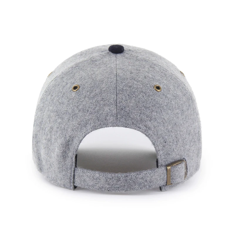 Casquette ajustable Golden Age Wool Clean Up '47 gris/bleu marine pour homme des Tampa Bay Rays