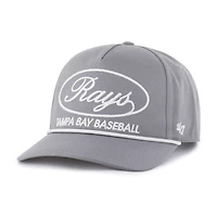 Men's '47 Gray Tampa Bay Rays Foundational Hitch Adjustable Hat