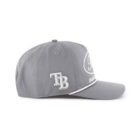 Men's '47 Gray Tampa Bay Rays Foundational Hitch Adjustable Hat