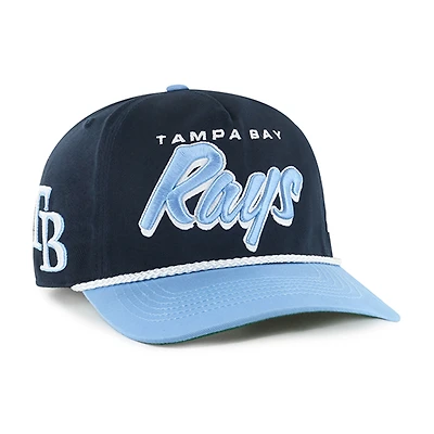 Men's '47 Navy Tampa Bay Rays Dropshadow Rope Hitch Adjustable Hat