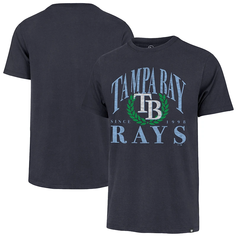 Men's '47 Navy Tampa Bay Rays Pitchout Franklin T-Shirt