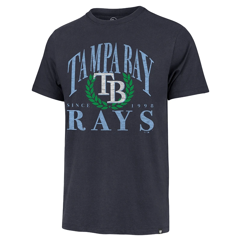 Men's '47 Navy Tampa Bay Rays Pitchout Franklin T-Shirt