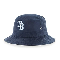 Chapeau bob bleu marine avec logo principal des Tampa Bay Rays '47 pour homme