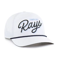 Men's '47  White Tampa Bay Rays Brrr Fairway Hitch Adjustable Hat