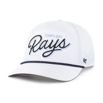Men's '47  White Tampa Bay Rays Brrr Fairway Hitch Adjustable Hat