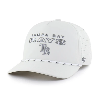 Casquette ajustable Tampa Bay Rays Forward Vault Hitch blanche n° 47 pour homme