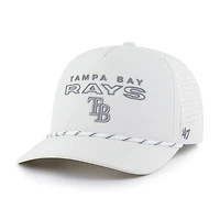 Casquette ajustable Tampa Bay Rays Forward Vault Hitch blanche n° 47 pour homme