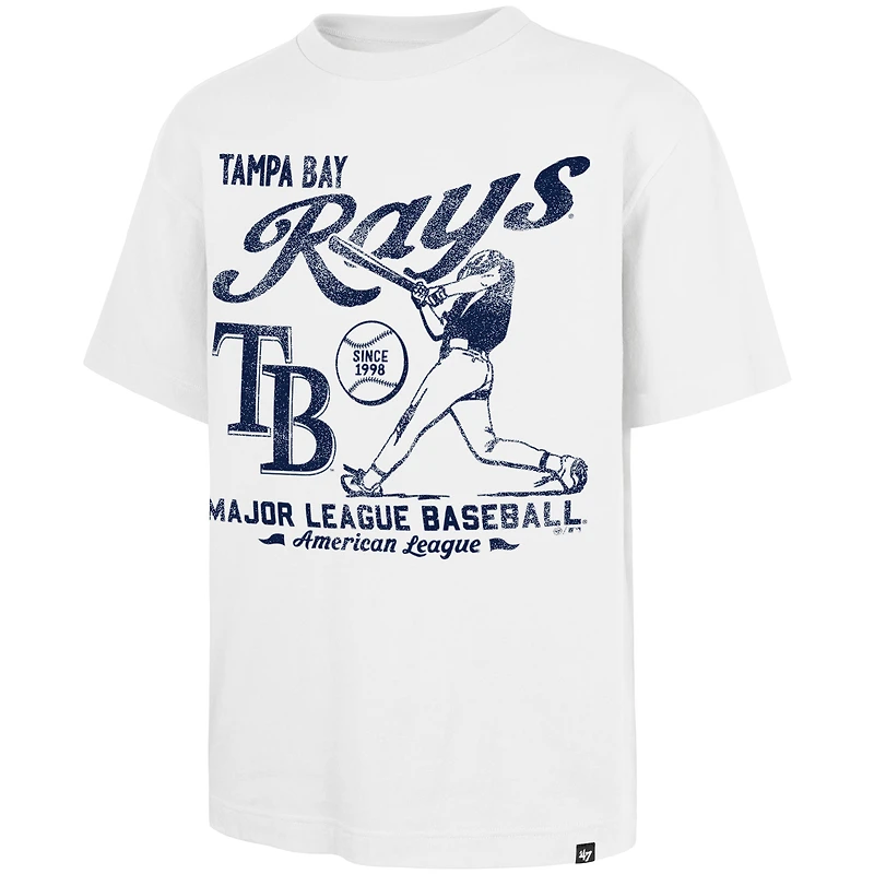 T-shirt blanc « 47 » pour homme, édition régionale des Tampa Bay Rays