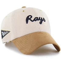 Men's '47 x Stoney Clover Lane  Natural/Tan Tampa Bay Rays Script Charm Clean Up Adjustable Hat