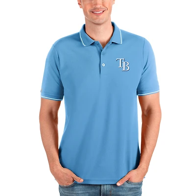 Polo Affluent bleu poudre Antigua pour homme des Tampa Bay Rays