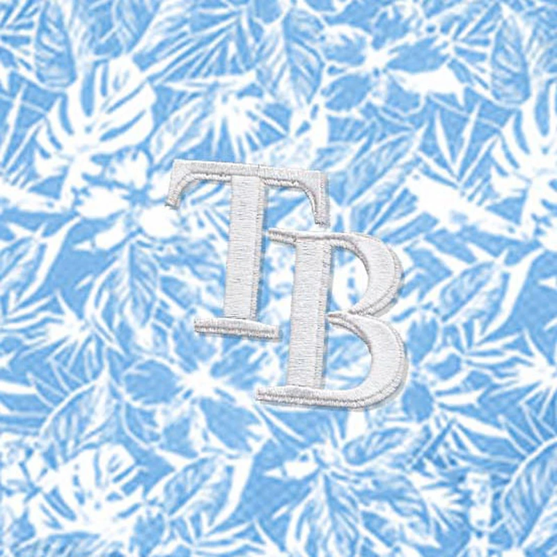 Chemise boutonnée Antigua bleu poudre pour homme des Rays de Tampa Bay