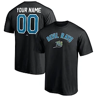 Men's Black Tampa Bay Rays Cooperstown Collection Winning Streak Custom T-Shirt