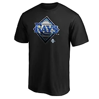 T-shirt noir pour homme avec mascotte minuit des Rays de Tampa Bay