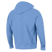 Men's Champion  Light Blue Tampa Bay Rays Reverse Weave Chenille Hoodie
