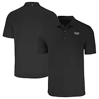Polo recyclé Forge Eco Stretch noir pour homme Cutter & Buck des Tampa Bay Rays, grandes tailles