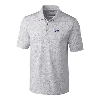 Polo Advantage Space Dye gris chiné pour homme, modèle Cutter & Buck, des Rays de Tampa Bay, grandes tailles