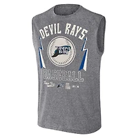 Men's Darius Rucker Collection by Fanatics Charcoal Tampa Bay Rays Relaxed-Fit Muscle Tank Top