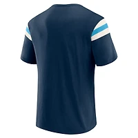 T-shirt rayé à manches vieillies bleu marine des Tampa Bay Rays pour homme, collection Darius Rucker par Fanatics