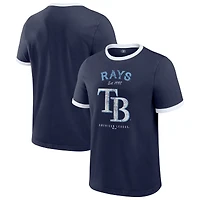 Men's Darius Rucker Collection by Fanatics  Navy Tampa Bay Rays Washed Ringer T-Shirt