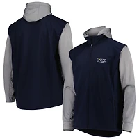 Veste Dunbrooke Navy/Heather Grey Tampa Bay Rays Alpha Full-Zip pour homme