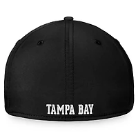 Casquette Cooperstown Core Flex noire Tampa Bay Rays Fanatics pour hommes