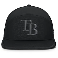Men's Fanatics Black Tampa Bay Rays Platoon Snapback Hat