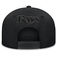 Casquette Snapback Platoon Fanatics noire pour homme des Rays de Tampa Bay