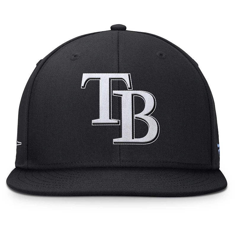 Men's Fanatics Black Tampa Bay Rays Walk-Off Bullpen Snapback Hat