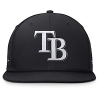 Men's Fanatics Black Tampa Bay Rays Walk-Off Bullpen Snapback Hat