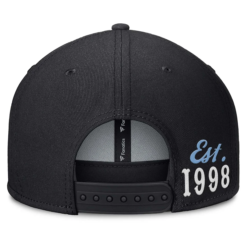 Men's Fanatics Black Tampa Bay Rays Walk-Off Bullpen Snapback Hat