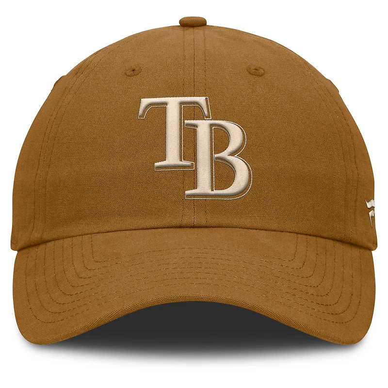 Men's Fanatics Brown Tampa Bay Rays Act Natural Chopper Adjustable Hat