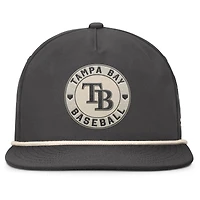 Casquette ajustable pour homme Fanatics Tampa Bay Rays Closer en charbon de bois