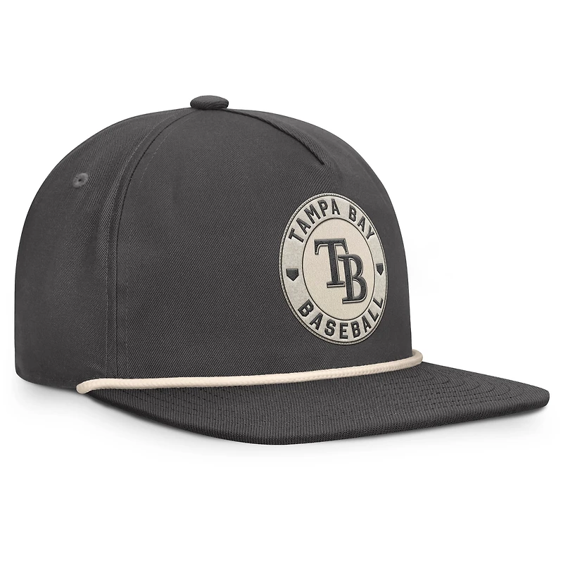 Men's Fanatics Charcoal Tampa Bay Rays Closer Adjustable Hat