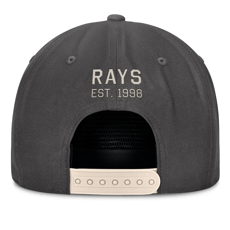 Men's Fanatics Charcoal Tampa Bay Rays Closer Adjustable Hat
