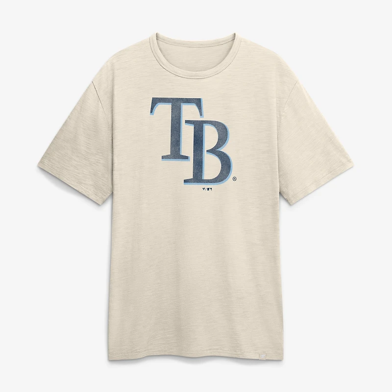 T-shirt Fanatics crème Tampa Bay Rays Stadium Slub pour homme