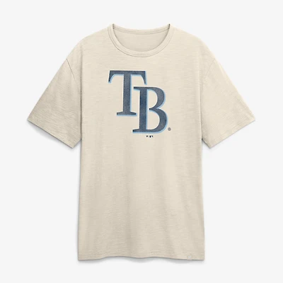 T-shirt Fanatics crème Tampa Bay Rays Stadium Slub pour homme