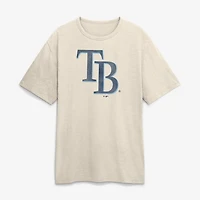 T-shirt Fanatics crème Tampa Bay Rays Stadium Slub pour homme
