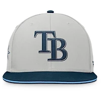 Men's Fanatics Gray Tampa Bay Rays Knuckleball Snapback Hat