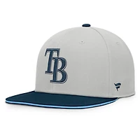 Casquette snapback grise Fanatics des Tampa Bay Rays pour homme