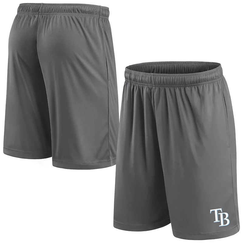 Men's Fanatics Gray Tampa Bay Rays Primary Logo Shorts