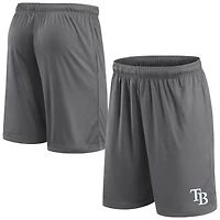 Men's Fanatics Gray Tampa Bay Rays Primary Logo Shorts
