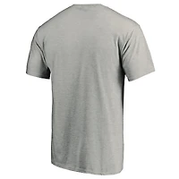Men's Fanatics Heather Gray Tampa Bay Rays Official Logo T-Shirt