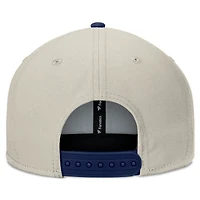 Men's Fanatics Khaki/Navy Tampa Bay Rays Team Two-Tone Snapback Hat