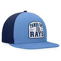 Men's Fanatics Light Blue/Navy Tampa Bay Rays Cycle Snapback Hat