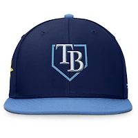 Men's Fanatics Navy/Light Blue Tampa Bay Rays Batter's Box Snapback Hat