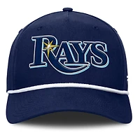 Casquette ajustable en forme de A pour hommes Fanatics Navy Tampa Bay Rays Clubhouse Foul Ball