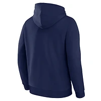 Sweat à capuche Fanatics bleu marine Tampa Bay Rays Lock-Up Legacy pour homme