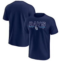 Men's Fanatics  Navy Tampa Bay Rays Raglan T-Shirt